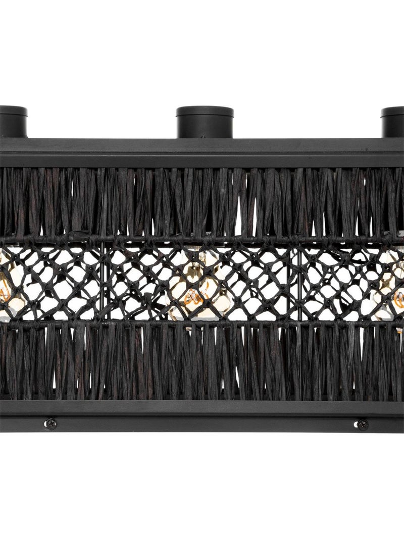 Suspension 5 lumières AARON Noir - Kiabi