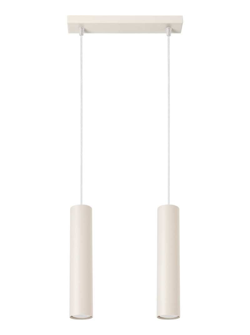 Suspension Acier Beige GU10 2 Lagos Beige - Kiabi