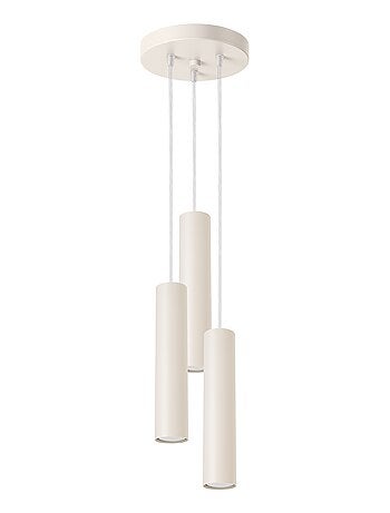 Suspension Acier Beige GU10 3 Lagos