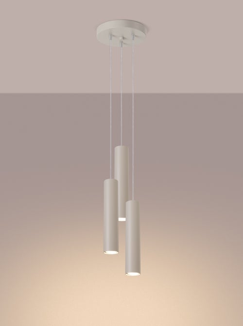 Suspension Acier Beige GU10 3 Lagos - Kiabi