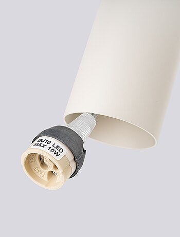Suspension Acier Beige GU10 3 Lagos Line