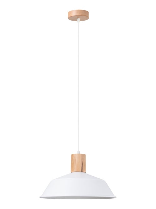Suspension Acier Blanc E27 1 Fano - Kiabi