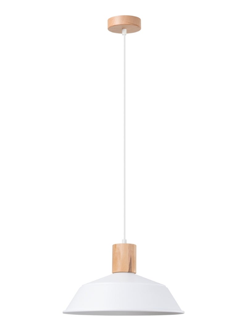 Suspension Acier Blanc E27 1 Fano Blanc - Kiabi