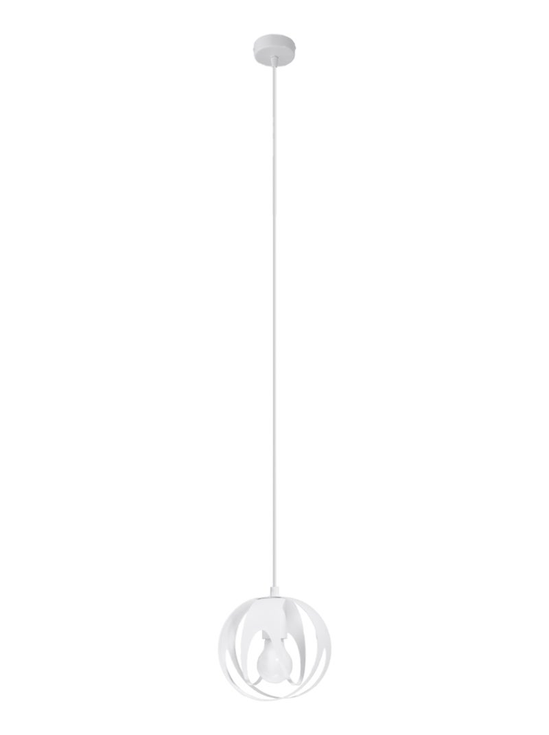 Suspension Acier Blanc E27 1 Tulos Blanc - Kiabi