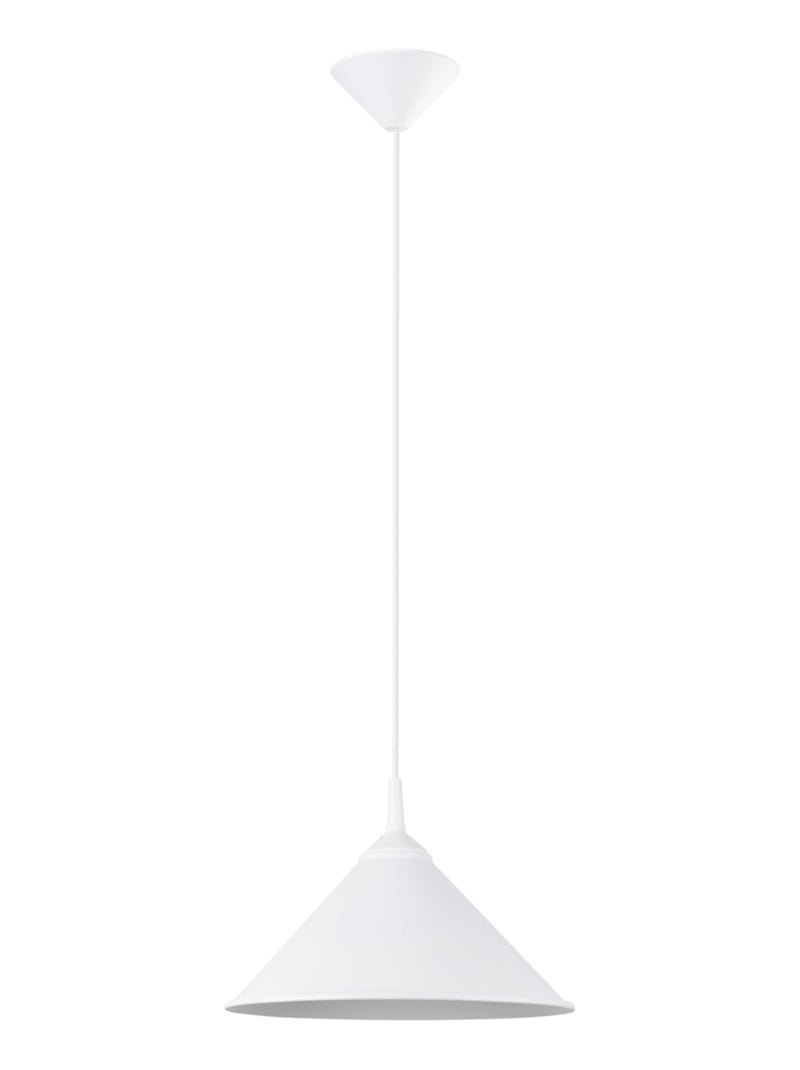 Suspension Acier Blanc E27 1 Zuma Blanc - Kiabi