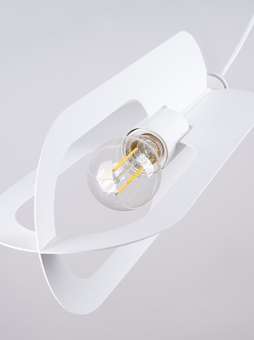 Suspension Acier Blanc E27 3 Nicus - Kiabi