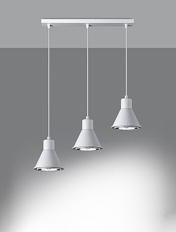 Suspension Acier Blanc ES111 3 Tazila