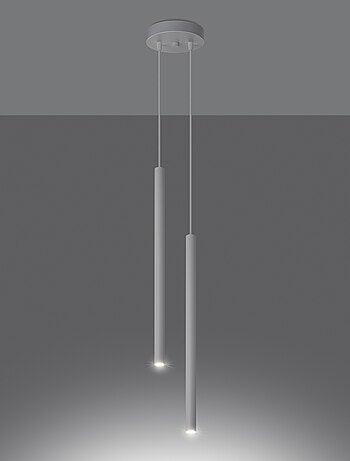 Suspension Acier Blanc G9 2 Pastelo