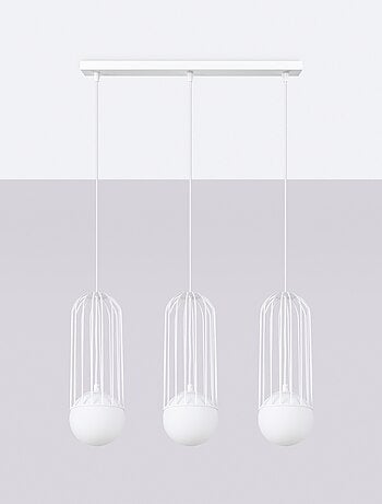 Suspension Acier Blanc G9 3 Brina