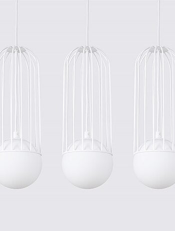 Suspension Acier Blanc G9 3 Brina