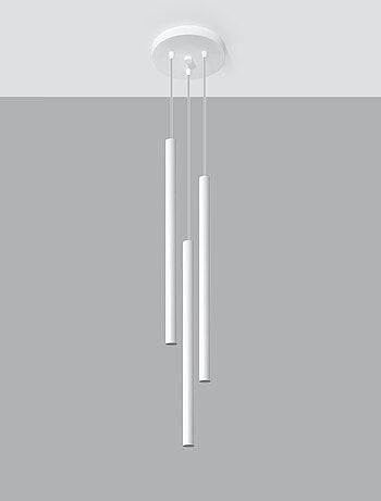 Suspension Acier Blanc G9 3 Pastelo