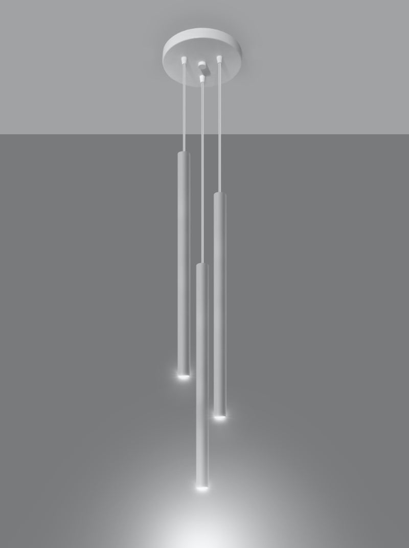 Suspension Acier Blanc G9 3 Pastelo Blanc - Kiabi