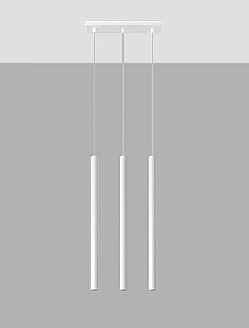 Suspension Acier Blanc G9 3 Pastelo Line