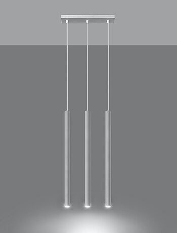 Suspension Acier Blanc G9 3 Pastelo Line
