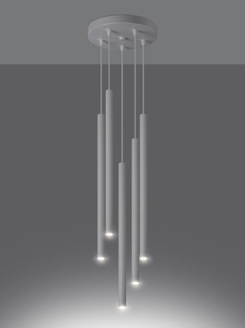 Suspension Acier Blanc G9 5 Pastelo - Kiabi