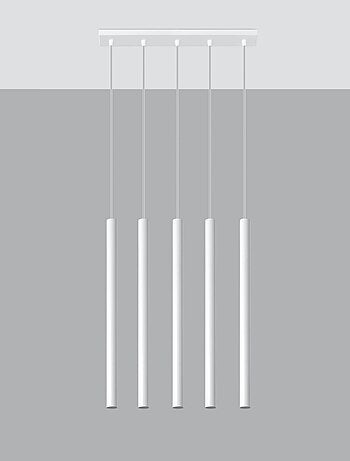 Suspension Acier Blanc G9 5 Pastelo Line