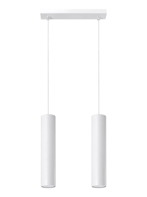 Suspension Acier Blanc GU10 2 Lagos - Kiabi