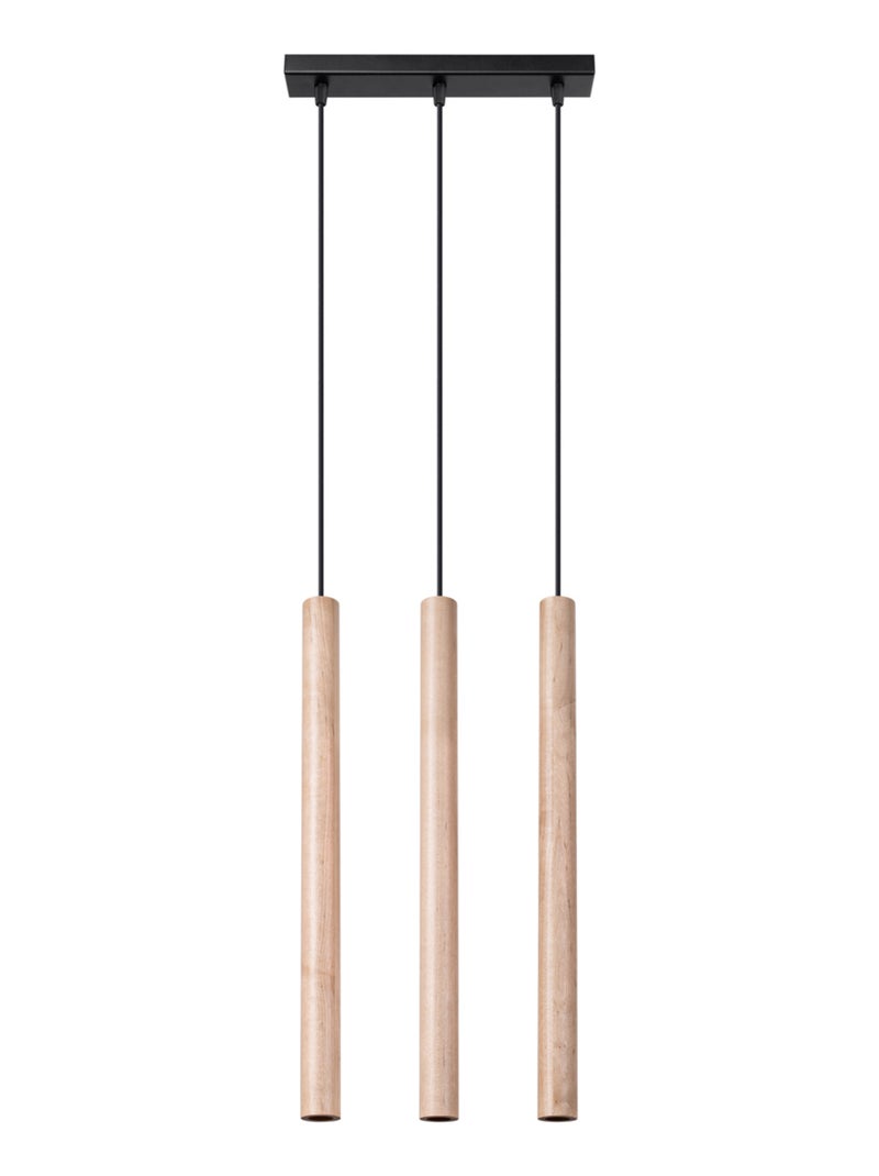 Suspension Acier Bois G9 3 Pastelo Line Marron - Kiabi