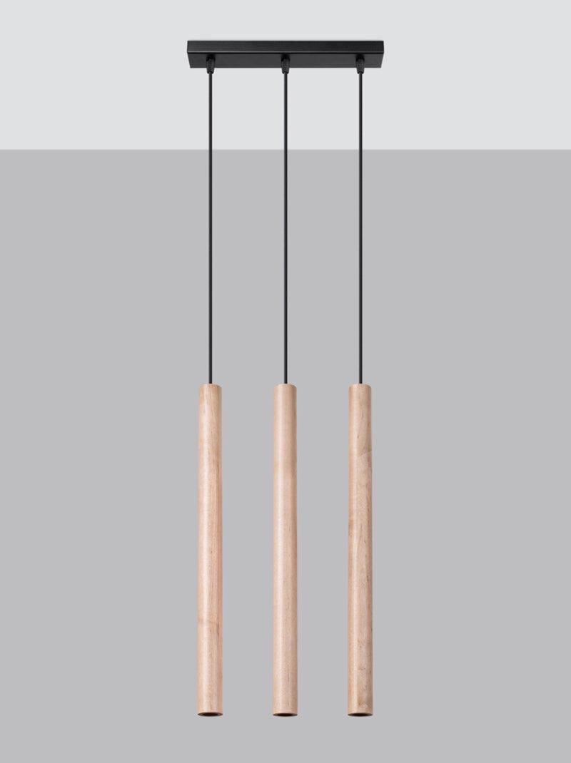Suspension Acier Bois G9 3 Pastelo Line Marron - Kiabi