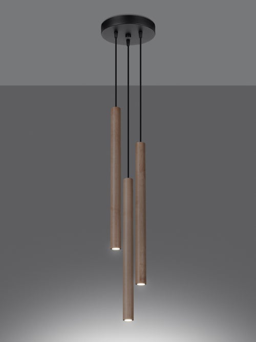Suspension Acier Bois G9 3 Pastelo - Kiabi
