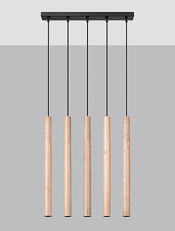Suspension Acier Bois G9 5 Pastelo Line