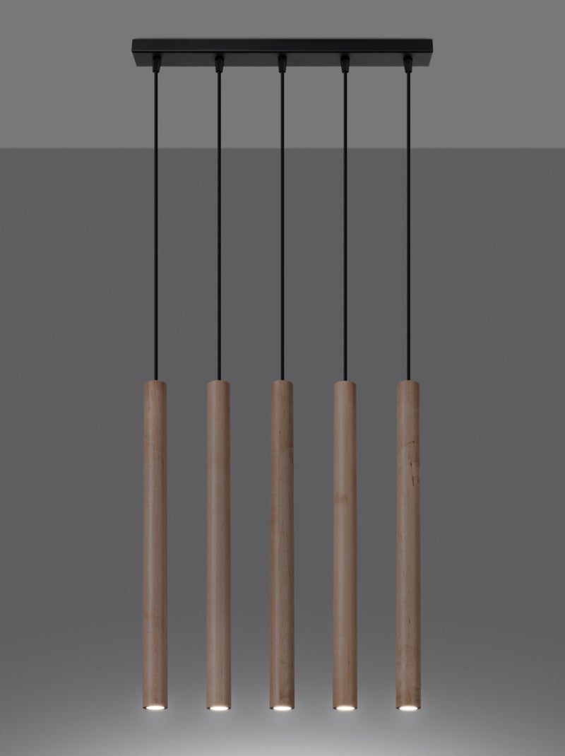 Suspension Acier Bois G9 5 Pastelo Line Marron - Kiabi