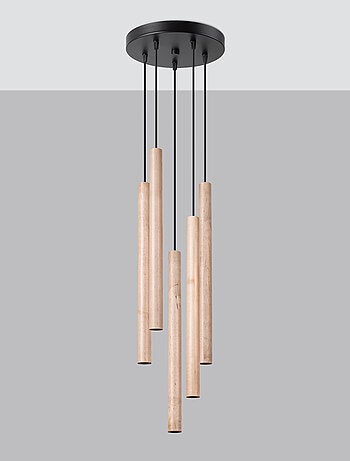 Suspension Acier Bois G9 5 Pastelo