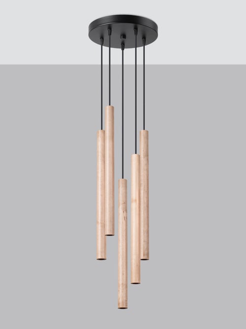Suspension Acier Bois G9 5 Pastelo - Kiabi