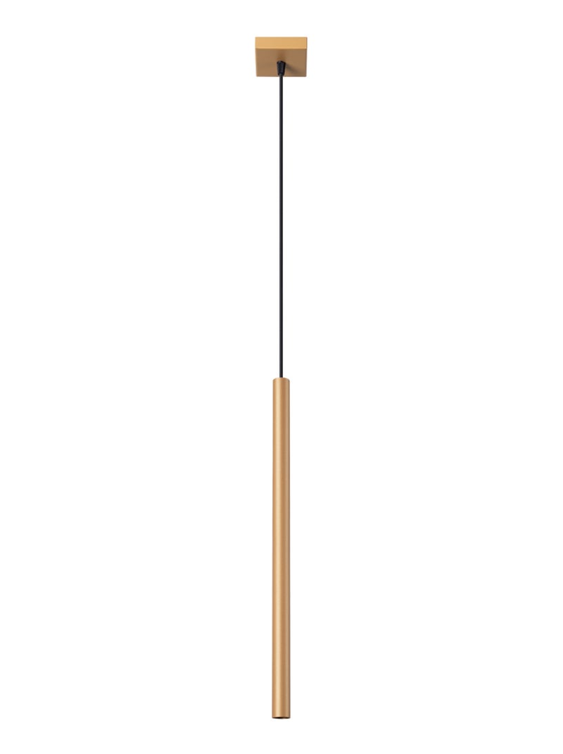Suspension Acier Doré G9 1 Pastelo Jaune - Kiabi
