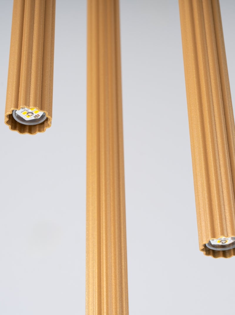 Suspension Acier Doré G9 3 Arche Jaune - Kiabi