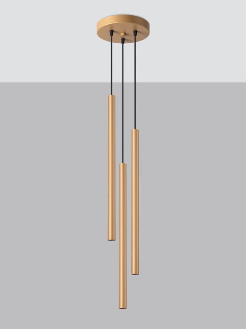 Suspension Acier Doré G9 3 Pastelo - Kiabi