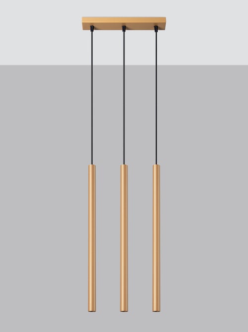 Suspension Acier Doré G9 3 Pastelo Line - Kiabi