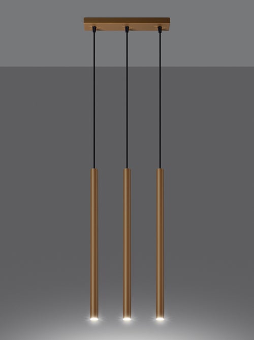 Suspension Acier Doré G9 3 Pastelo Line - Kiabi