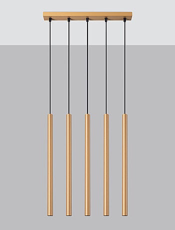 Suspension Acier Doré G9 5 Pastelo Line