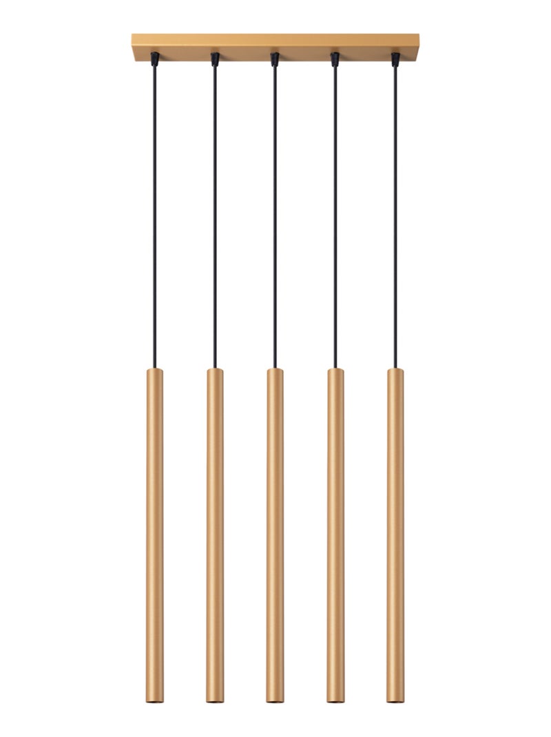 Suspension Acier Doré G9 5 Pastelo Line Jaune - Kiabi