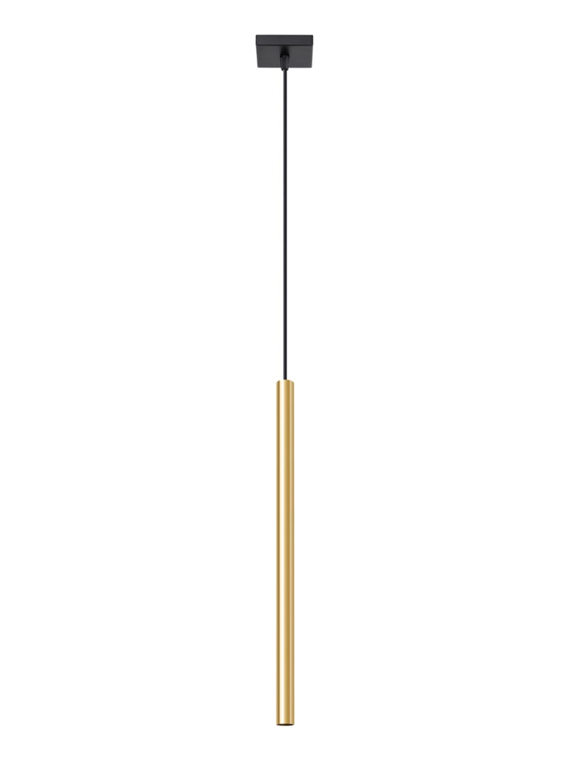 Suspension Acier Éclat Doré G9 1 Pastelo Jaune - Kiabi