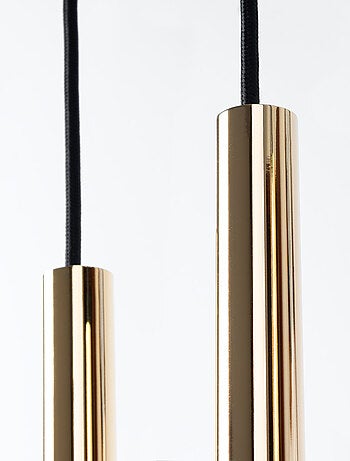 Suspension Acier Éclat Doré G9 3 Pastelo