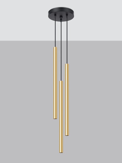 Suspension Acier Éclat Doré G9 3 Pastelo - Kiabi
