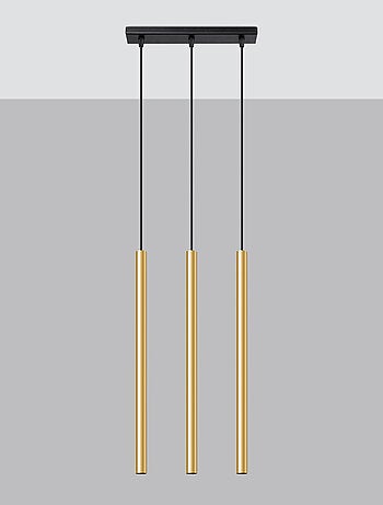 Suspension Acier Éclat Doré G9 3 Pastelo Line