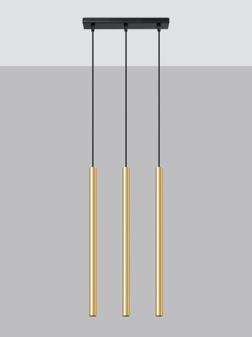 Suspension Acier Éclat Doré G9 3 Pastelo Line - Kiabi