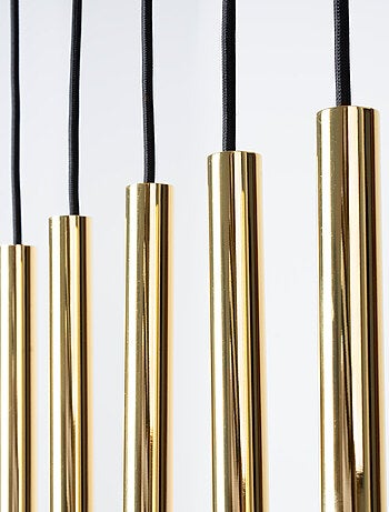 Suspension Acier Éclat Doré G9 5 Pastelo
