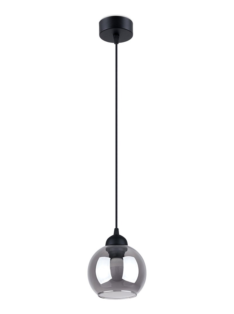 Suspension Acier Noir E27 1 Alino Noir - Kiabi