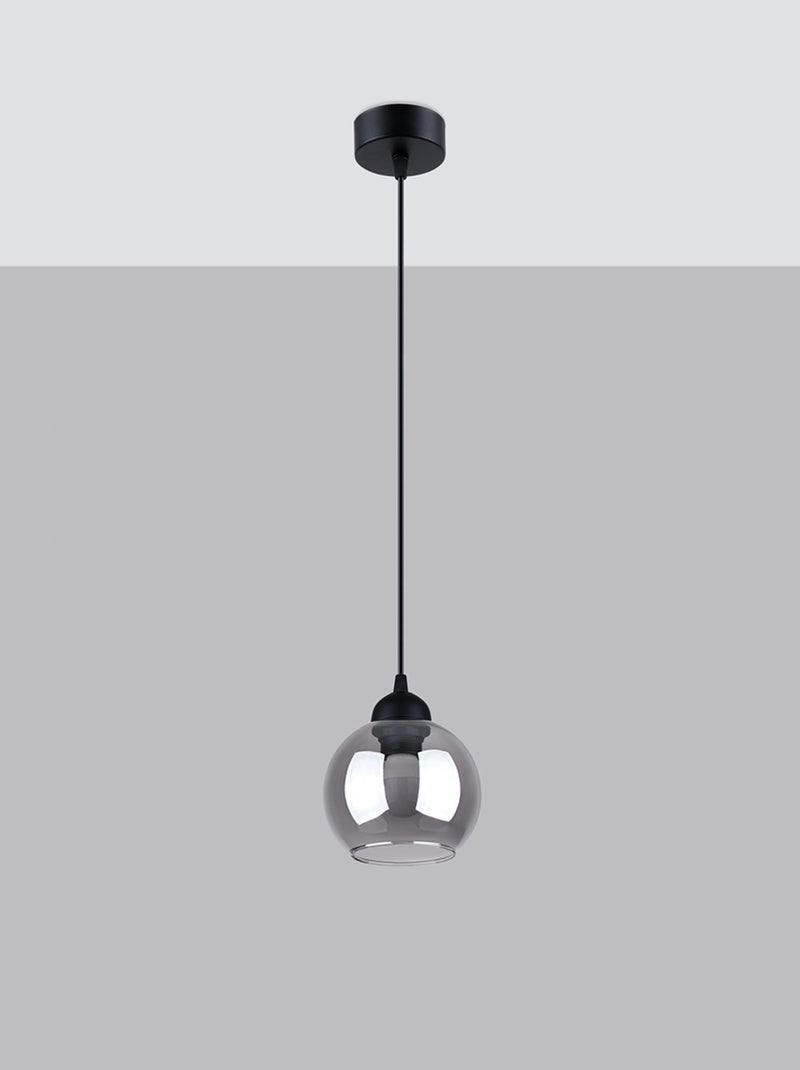 Suspension Acier Noir E27 1 Alino Noir - Kiabi