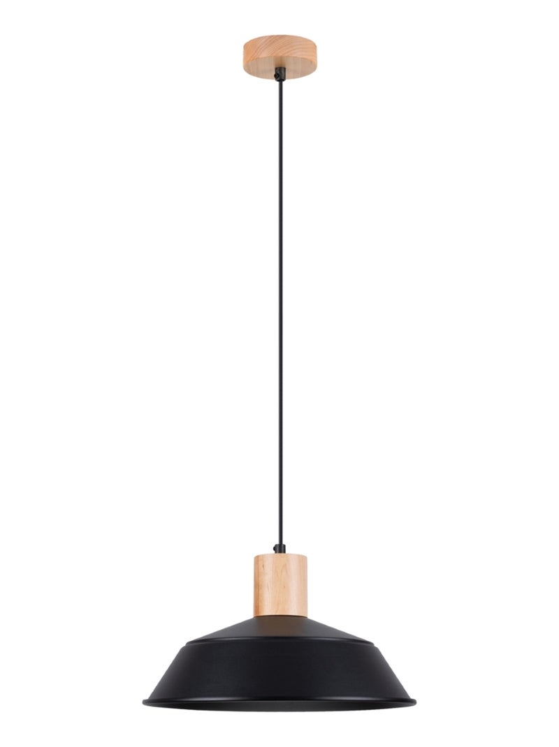 Suspension Acier Noir E27 1 Fano Noir - Kiabi