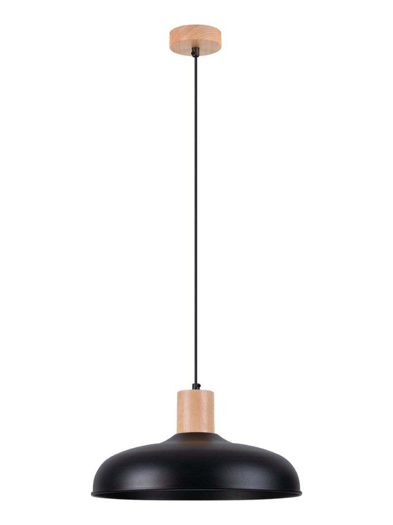 Suspension Acier Noir E27 1 Indy Noir - Kiabi