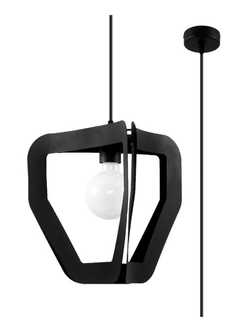 Suspension Acier Noir E27 1 Tres - Kiabi