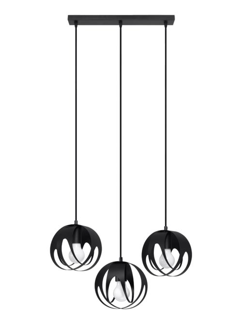 Suspension Acier Noir E27 3 Tulos Line - Kiabi