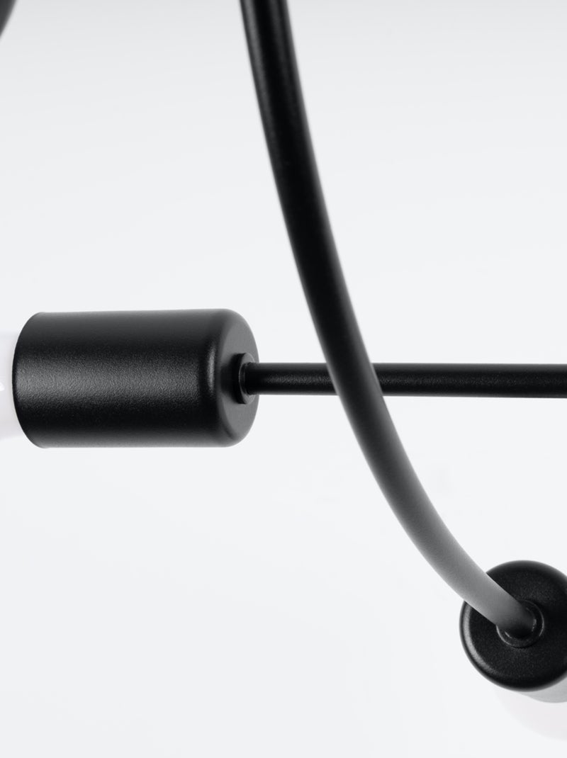 Suspension Acier Noir E27 6 Levar Noir - Kiabi