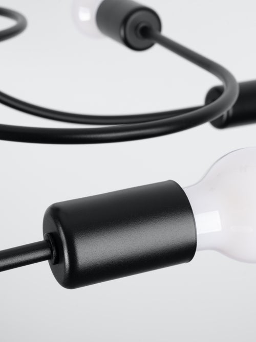 Suspension Acier Noir E27 8 Levar - Kiabi