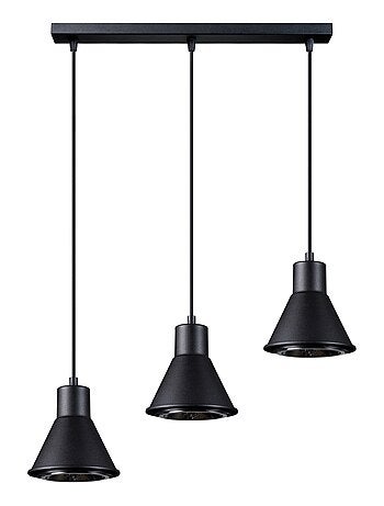 Suspension Acier Noir ES111 3 Tazila